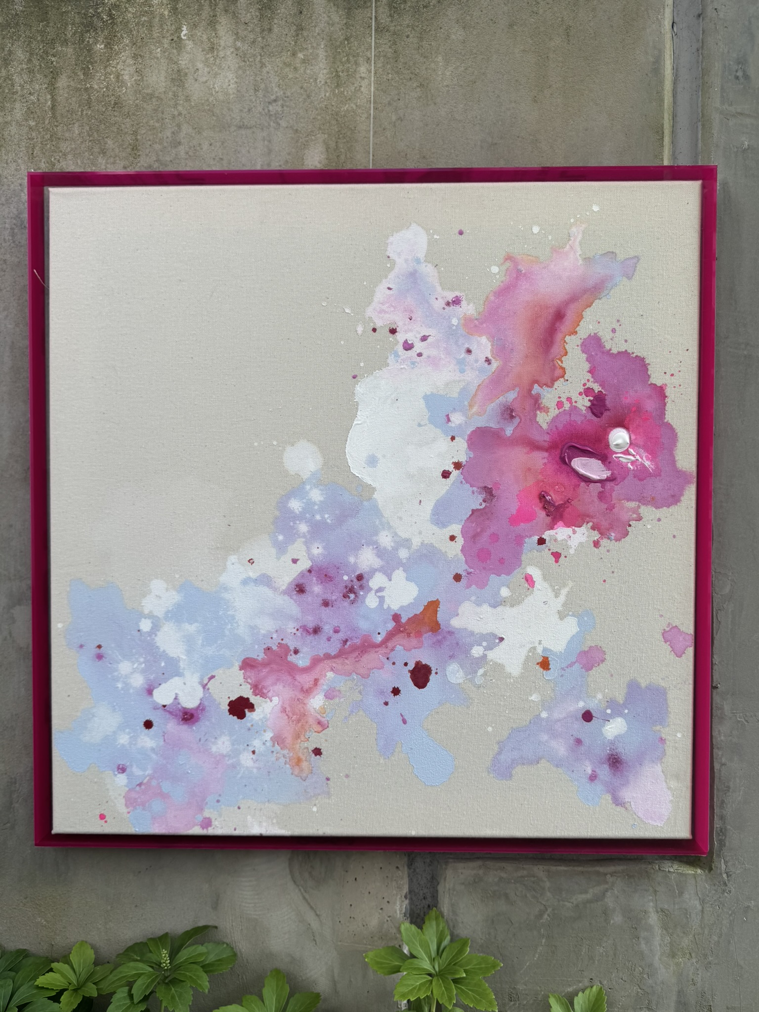 Kirschblüte II, 2026, Acryl auf roher Baumwollleinwand, Ansicht 16